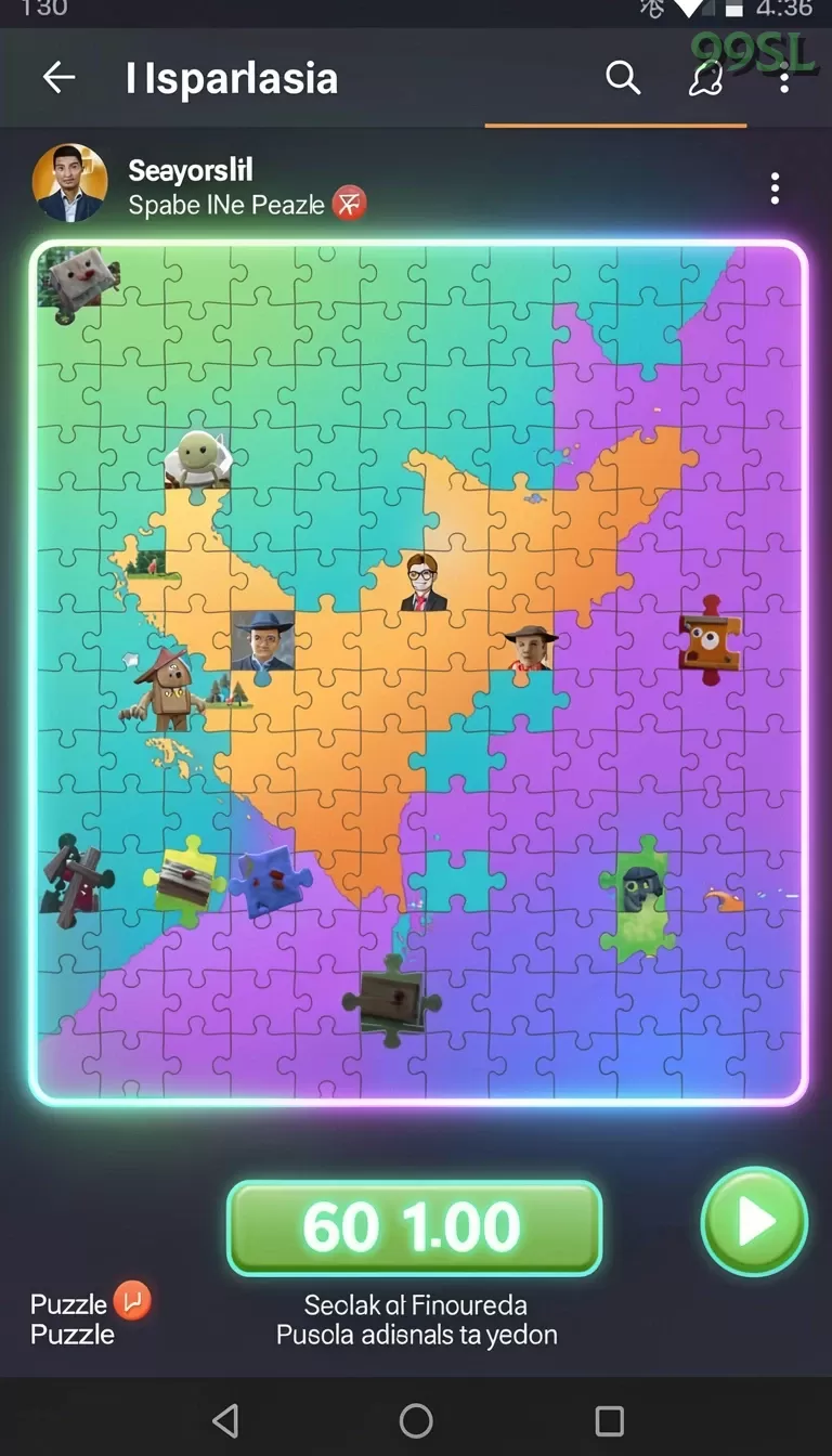 Cuplikan layar 8QR — menu navigasi